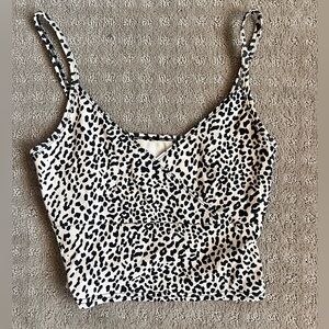 SHEIN Cheetah print tank top